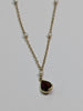 9CT GOLD CHAIN  WITH TEAR DROP PENDANT PRESTON STORE