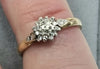 9ct Gold diamond cluster ring