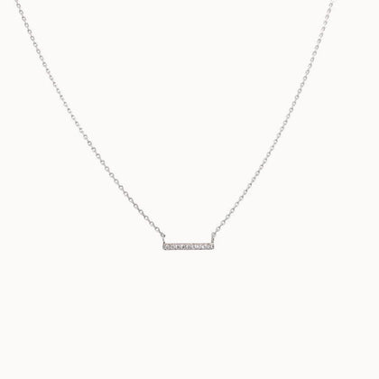 Swarovski Crystal Bar Necklace