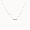 Swarovski Crystal Bar Necklace