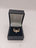 14k Gold Ring With CZ Heart stone 4.0G Hallmarked(585)&Tested Size M