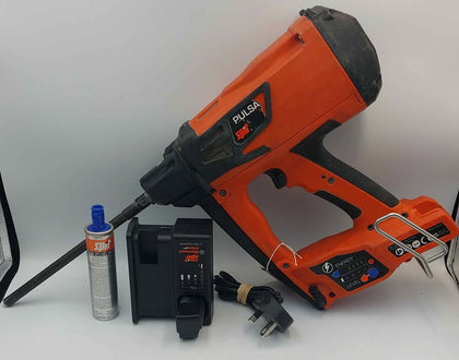 Spit 018157 Pulsa 27IF Insulfast Cordless Gas Powered Nail Gun for Insulation with Battery & Charger