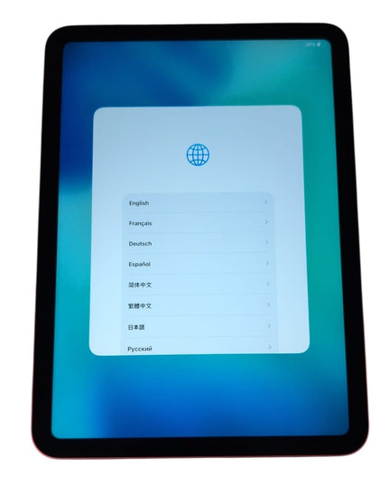 Apple iPad A16 128GB 100% Battery Health 12 Cycle Count Pink