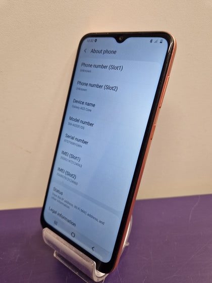 Galaxy A03 Core Dual Sim 32GB.