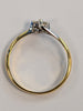 18ct Gold Diamond Ring Size O 1/2