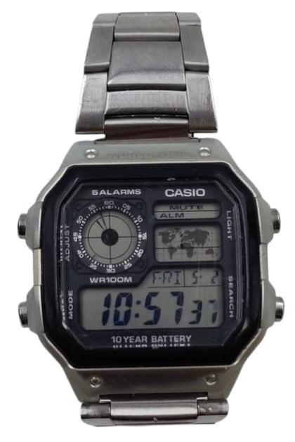 Casio AE-1200WH Stainless Steel Links Digital Watch