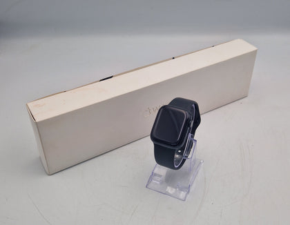 Apple Watch Series 8 GPS black with black rubber strap and box