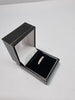 9CT White Gold Ladies Ring With Stones (NOT DIA) - 2.82 Grams - Size M