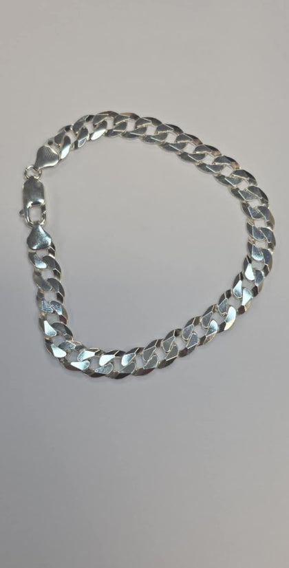 Brand New 925 Silver Curb bracelet