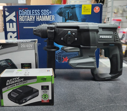Ferrex SDS Corless Combo with Charger and 20V Battery