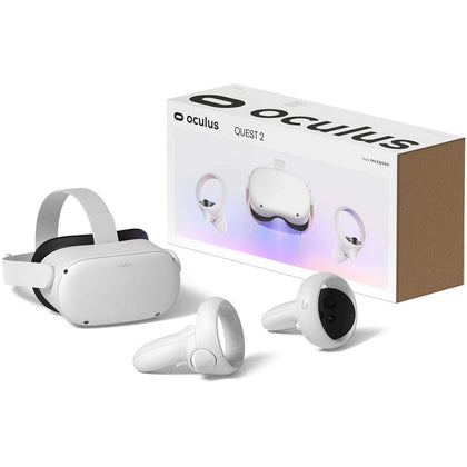 Oculus Quest 2 All-in-One Virtual Reality Gmaing VR Headset 128GB Set, White