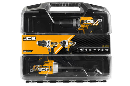 JCB 12V Twin Pack 2.0Ah Batteries in W-Boxx 102 Power Tool Case | 21-12TPK-WB-2
