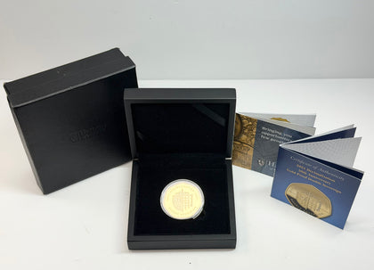 The 50th Anniversary of Decimalisation 2021 Gold Proof Double Sovereign Coin 199