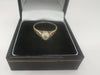 Hallmarked 9ct Yellow Gold Ring - Size M, Weight 1.56g