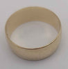 9ct yellow gold wedding band ring 3.4g Boxed, size R, hallmarked