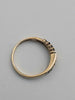 9ct Yellow Gold Cubic Zirconia Dress Ring - Size N - 1.82 Grams