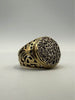14CT YELLOW GOLD RING, 11G, SIZE T