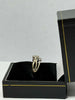 9ct Gold Ladies Ring, CZ Stone ( Size N ) 2.7g - ** Hallmarked **