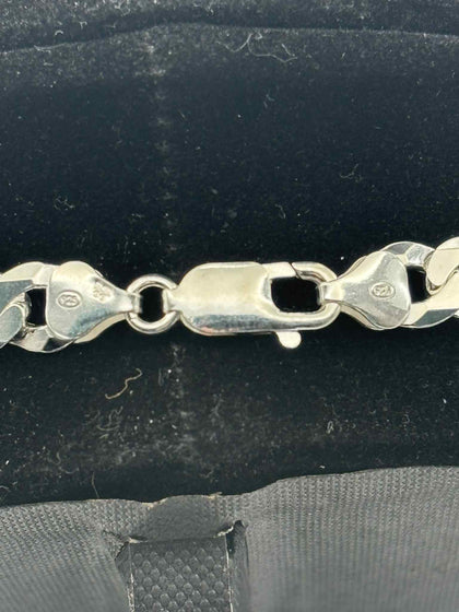 925 silver 48.5g *BRAND NEW* curb style boxed 28''