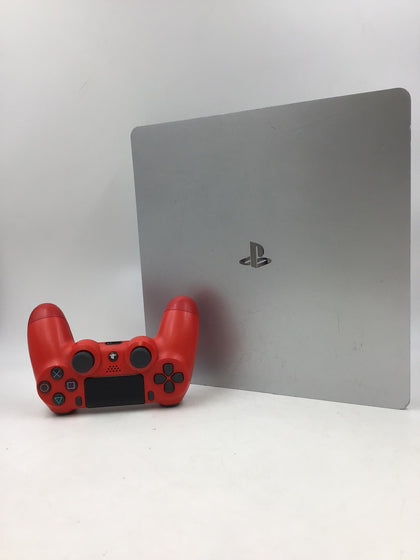 Playstation 4 Slim 1TB - Silver (Comes with Red DualShock Controller)