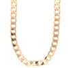 9 Carat Yellow Gold 22″ Curb Chain/ Necklace 66g