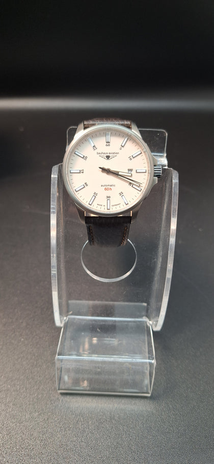 DX Bauhaus Aviation Automatic Watch - Beige