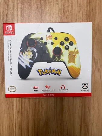 Powera Enhanced Wired Controller For Nintendo Switch -pokémon:pikachu