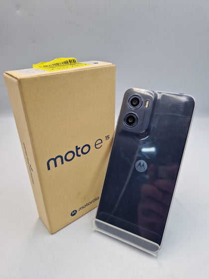 **NEW** Motorola moto e15 Misty Blue 64GB smartphone unlocked BOXED