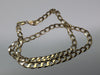 9ct gold heavy curb chain