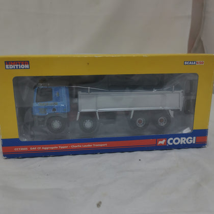 2005 VNMIB 1:50 CORGI CC13605 DAF CF AGGREGATE TIPPER,CHARLIE LAUDER TRANSPORT