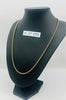 9CT YELLOW GOLD ROPE STYLE CHAIN, 375 HALLMARKED, 20”, 14.58G, BOXED
