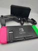 Nintendo Switch Console 32GB HAC 001 Pink Green Joy Con **Missing SD Cover**