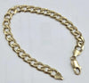 9ct Gold Curb Bracelet 9"