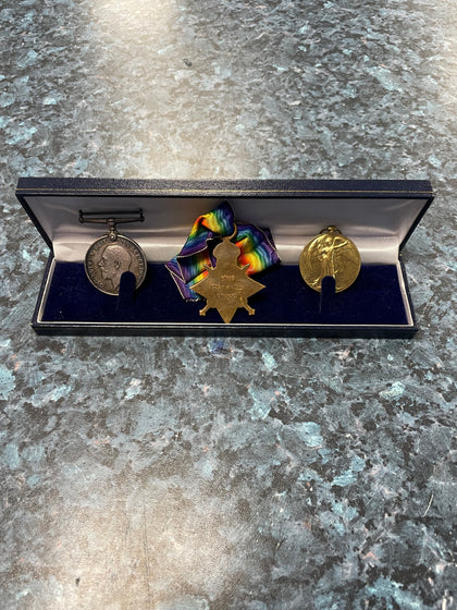 ww1 medal trio 1914-15