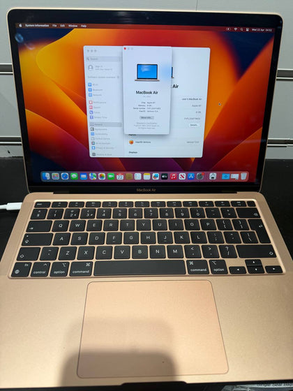 MacBook Air 10,1/M1 (8-CPU 7-GPU)/8GB Ram/256GB SSD/13
