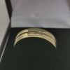 Hallmarked ,Mens 14ct gold ring (585) size X-3.97 grams