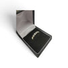 9CT Gold Diamond Ring, Black Square CZ Stones, 2.1Grams, Size O (HALLMARKED & TESTED)
