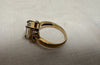 9ct Yellow Gold Square Gem Ring - Size N
