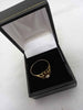 9K Hallmarked Gold Ring 1.64g Size O With Box