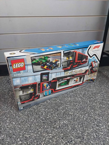 LEGO City F1 Truck With RB20 & AMR24 F1 Cars- Opened In Store