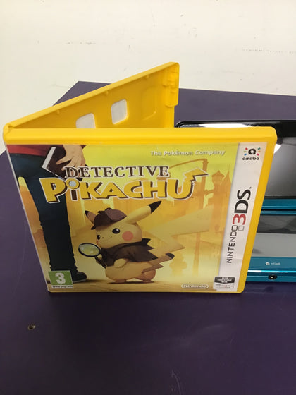 Nintendo 3DS with Detective Pikachu Game.