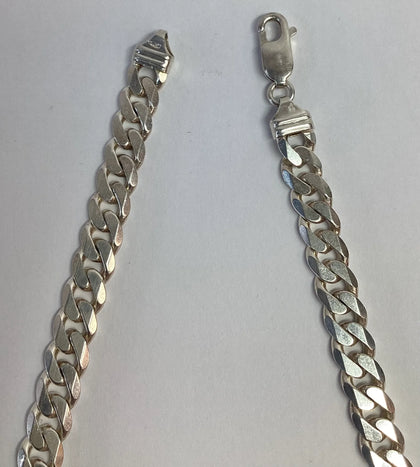 Silver Curb Chain 18”