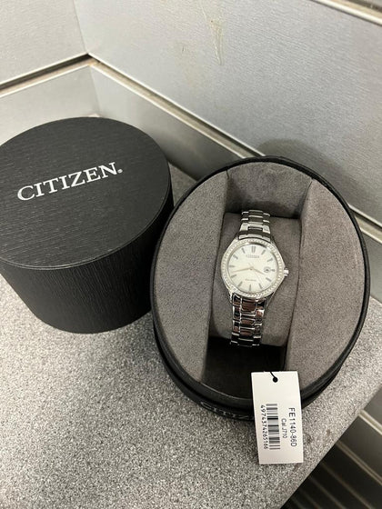 CITIZEN ECO-DRIVE LADIES MID SIZE WATCH FE1140-86D.