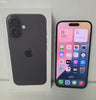 Apple iPhone 16 128GB Black - Unlocked *100% Battery Health* *Cycle Count 3*