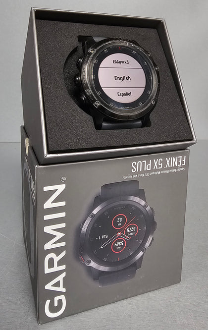 **Sale** Garmin fenix 5x Plus GPS Watch - Sapphire -withband