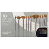 Crawford & Black Premium Soft Grip Brush Set: Pack of 10, Art & Craft