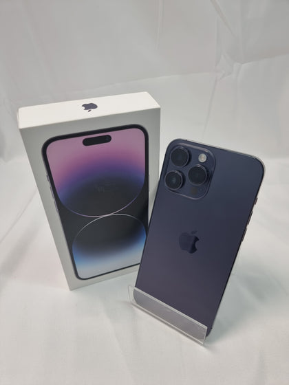 DX Apple iPhone 14 Pro Max 256GB Deep Purple smartphone Unlocked boxed 85% Batt health