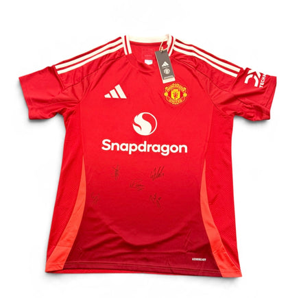 Manchester United Signed Boxed Red Football Jersey 2024-2025