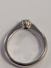 18ct White Gold Diamond Ring Size J