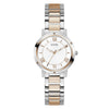 Guess Women’s Watch Dawn White Dial Stainless Steel Strap GW0404L3